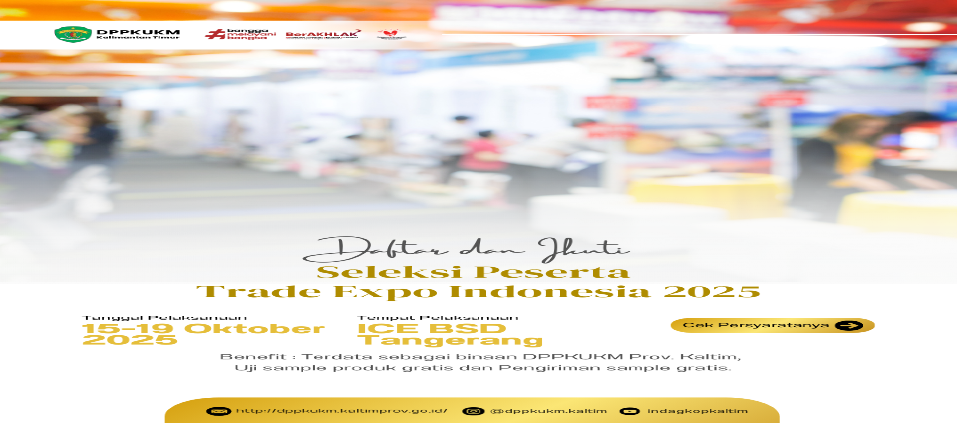 Seleksi Peserta Trade Expo Indonesia 2025