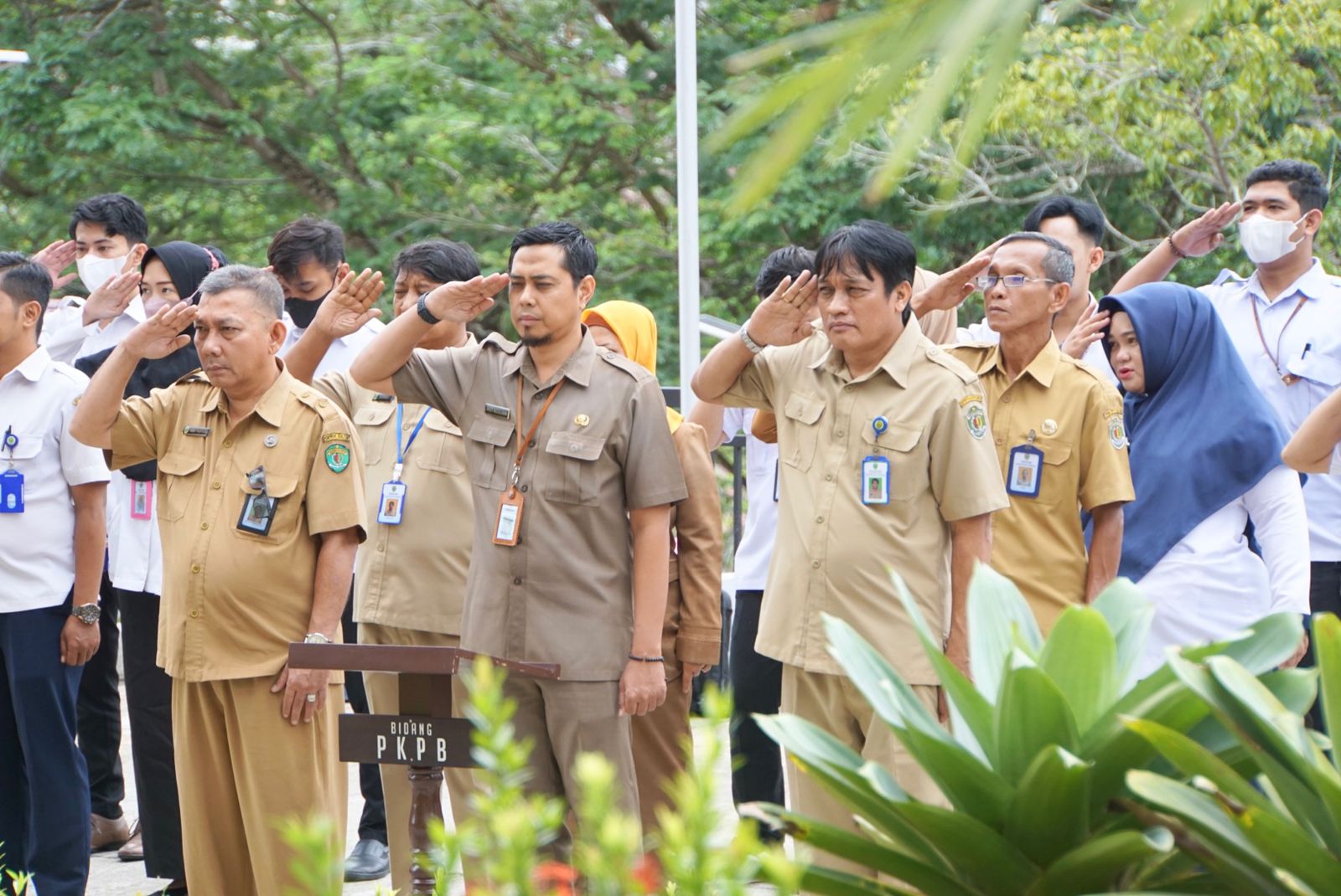 Apel Pagi di Lingkungan Dinas Perindagkop UKM Kaltim