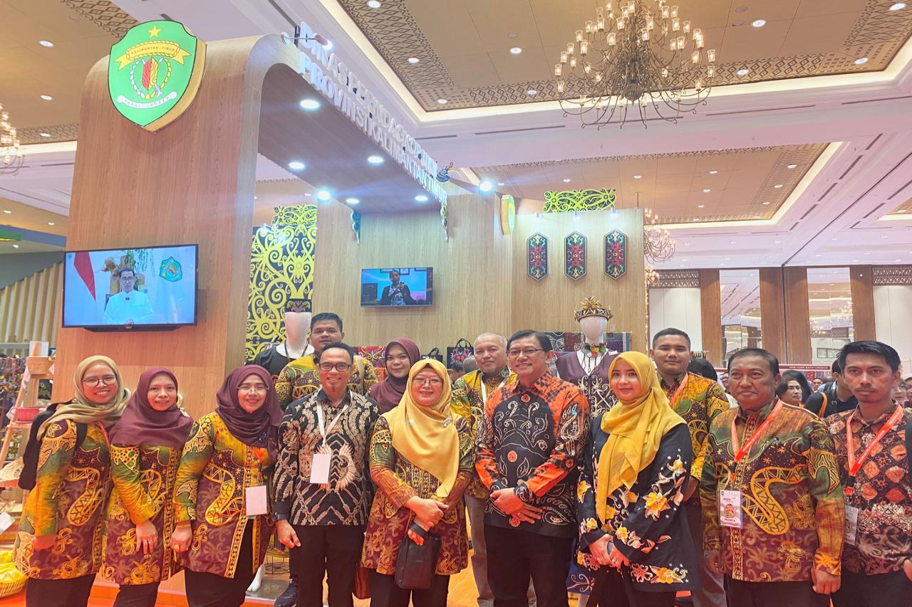 DPPKUKM Prov. Kaltim Ikuti Indonesia Maju Expo & Forum