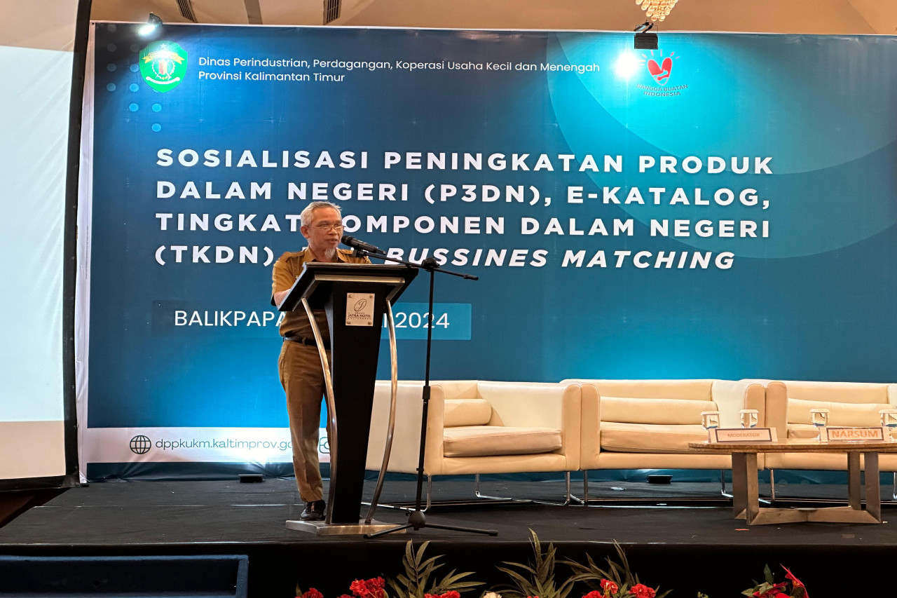 Sosialisasi P3DN, E-Katalog, TKDN, dan Business Matching DPPKUKM Prov. Kaltim Jembatani Pelaku Usaha dengan Pemerintah Kota Balikpapan