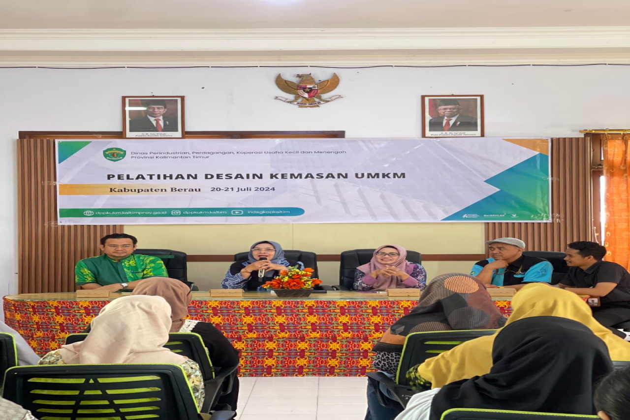 50 Pelaku Usaha di Berau Ikuti Pelatihan Desain Kemasan UMKM DPPKUKM Prov. Kaltim Kolaborasi dengan Diskoperindag Berau