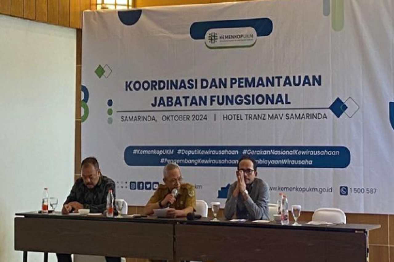 Koordinasi dan Pemantauan Jabatan Fungsional Pengembang Kewirausahaan oleh Kemenkop RI di Samarinda