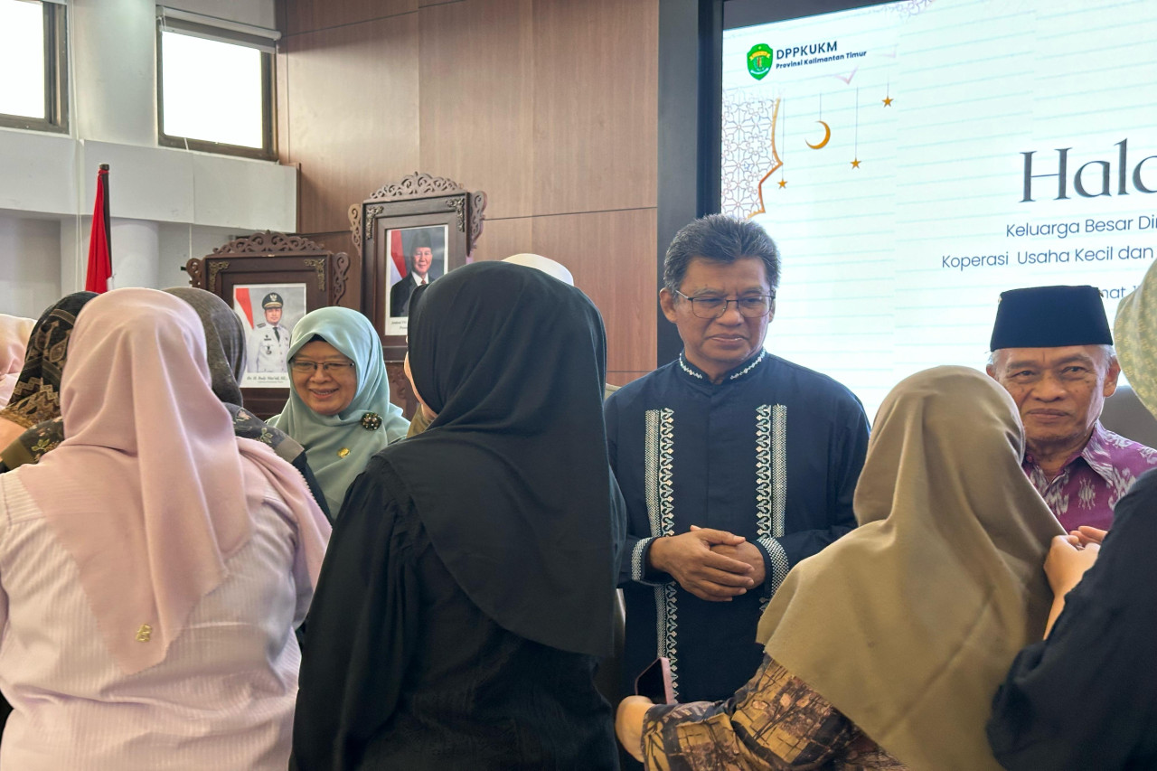 Halal Bi Halal Keluarga Besar DPPKUKM Kaltim, Pererat Silaturahmi Pasca Idul Fitri