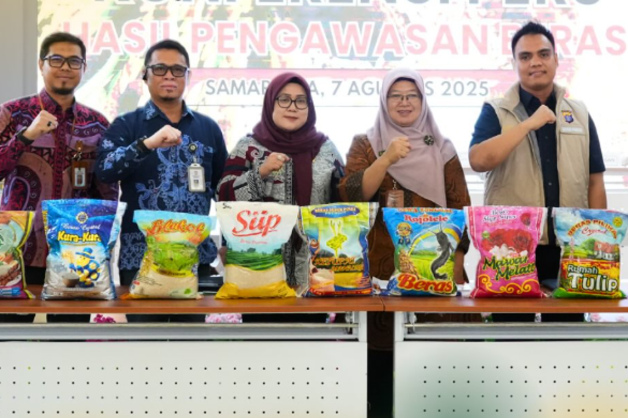 DPPKUKM Kaltim Gelar Konferensi Pers Kedua Terkait Hasil Pengawasan Beras Premium: Temuan Ketidaksesuaian Mutu dan Harga Di Atas HET
