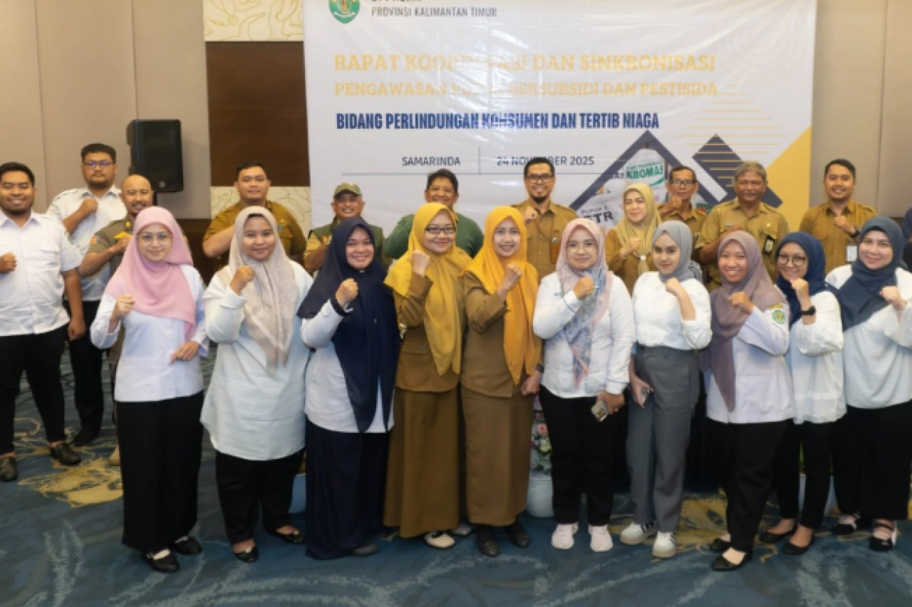 DPPKUKM Kaltim Gelar Rapat Koordinasi dan Sinkronisasi Pengawasan Pupuk Bersubsidi