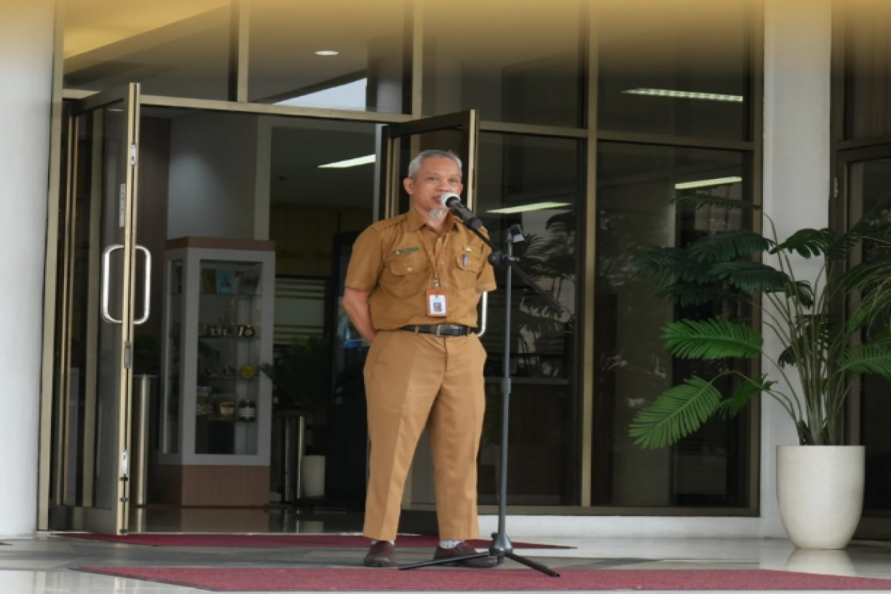 DPPKUKM Kaltim Gelar Rutinitas Apel Pagi, Sekretaris Dorong Kinerja Inovatif
