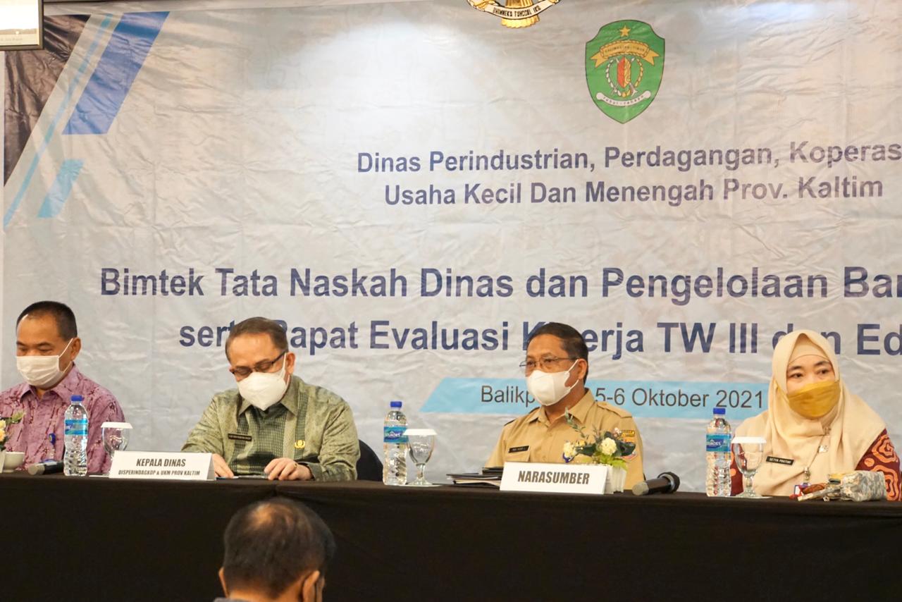 Disperindagkop Gelar Bimtek, Edukasi dan Renja