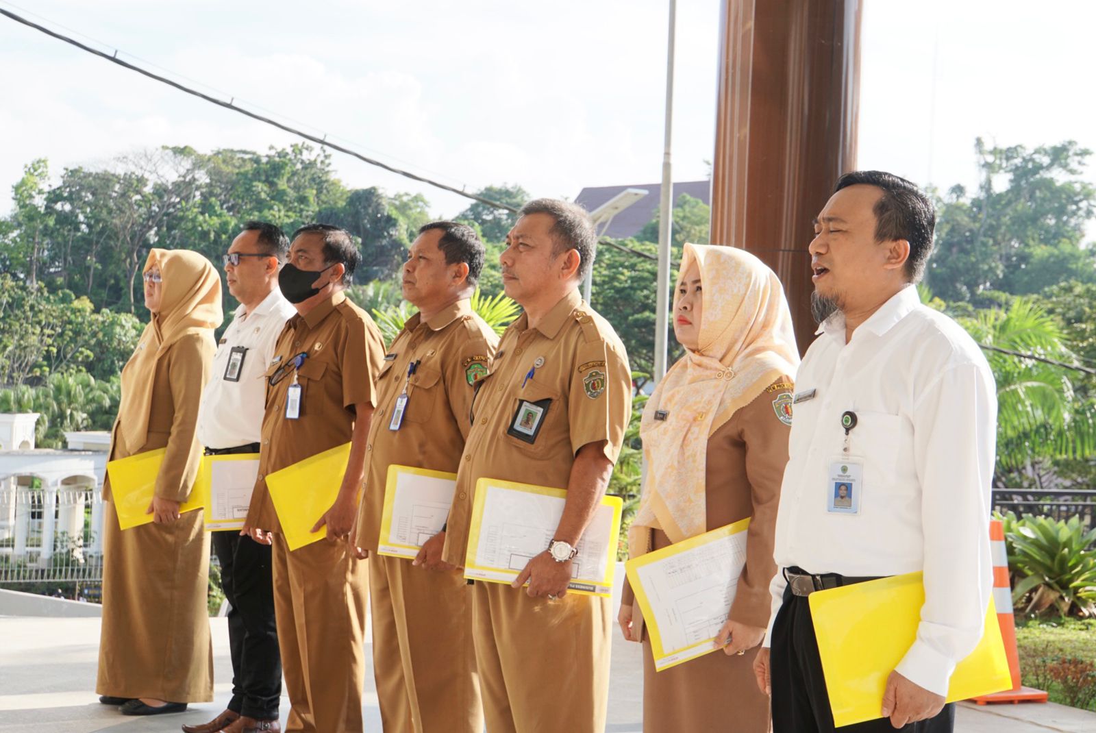 Apel Pagi di Lingkungan Dinas Perindagkop UKM Kaltim