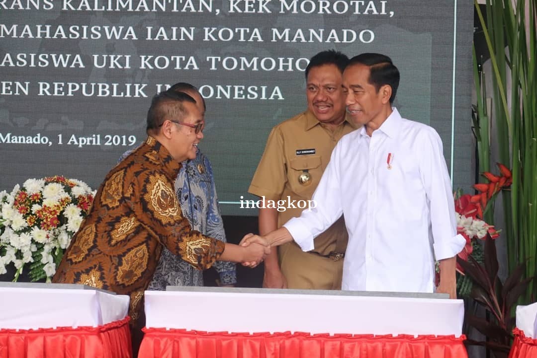 Peresmian KEK Maloy Batuta Oleh Presiden Jokowi