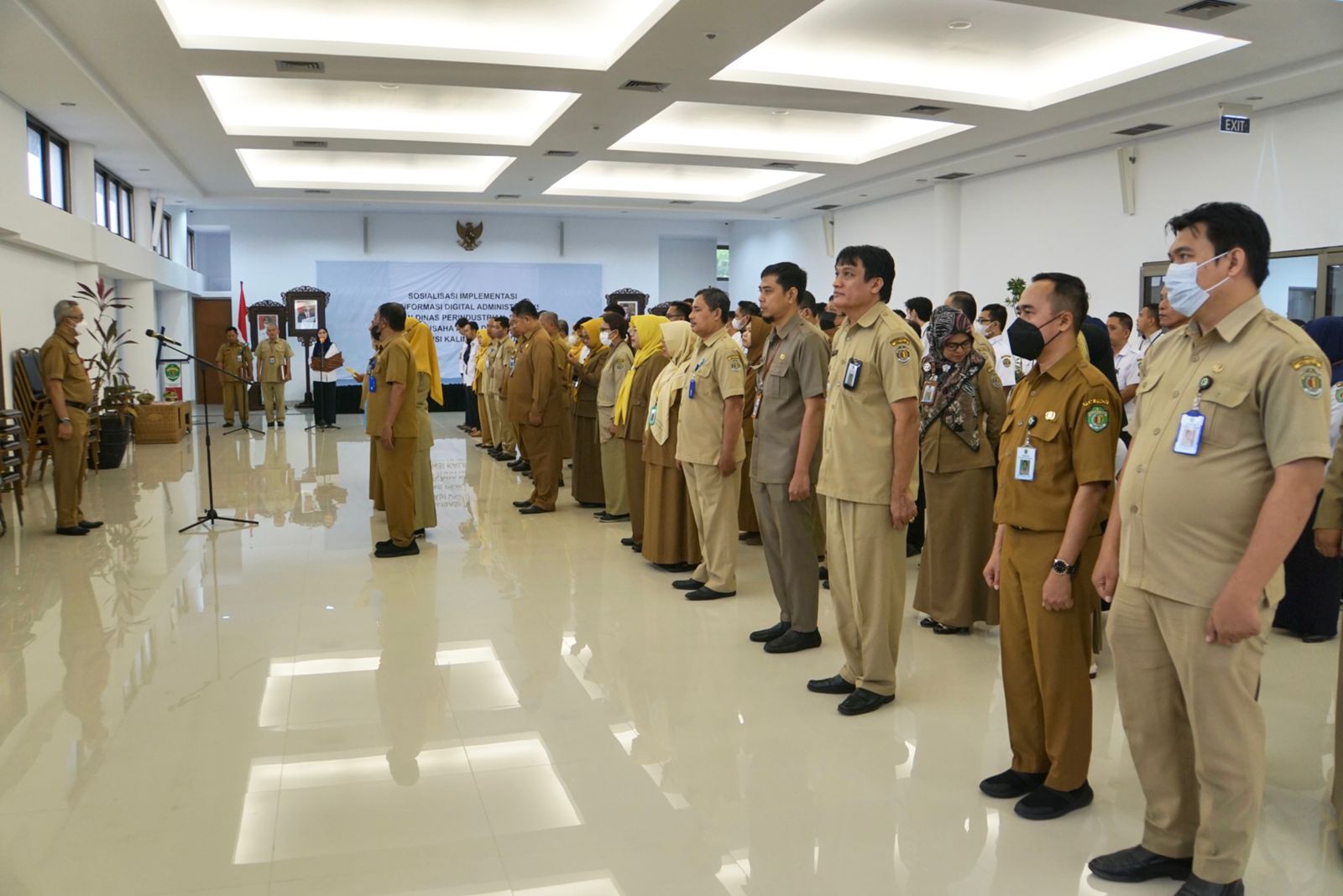 Apel Pagi di Lingkungan Dinas Perindagkop UKM Kaltim