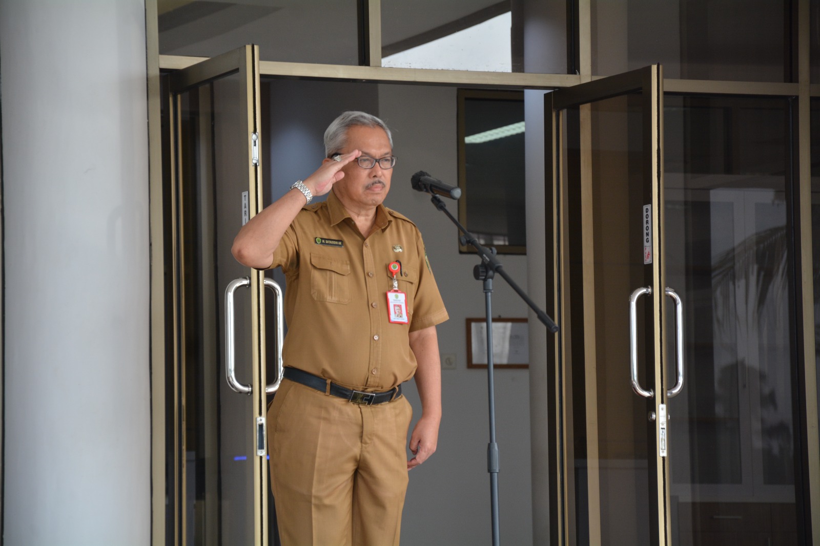 Apel Pagi di Lingkungan Dinas Perindagkop UKM Kaltim