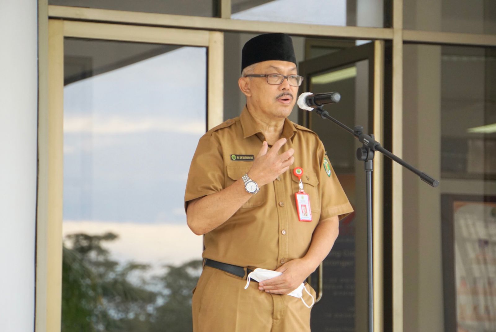 Apel Pagi di Lingkungan Dinas Perindagkop UKM Kaltim