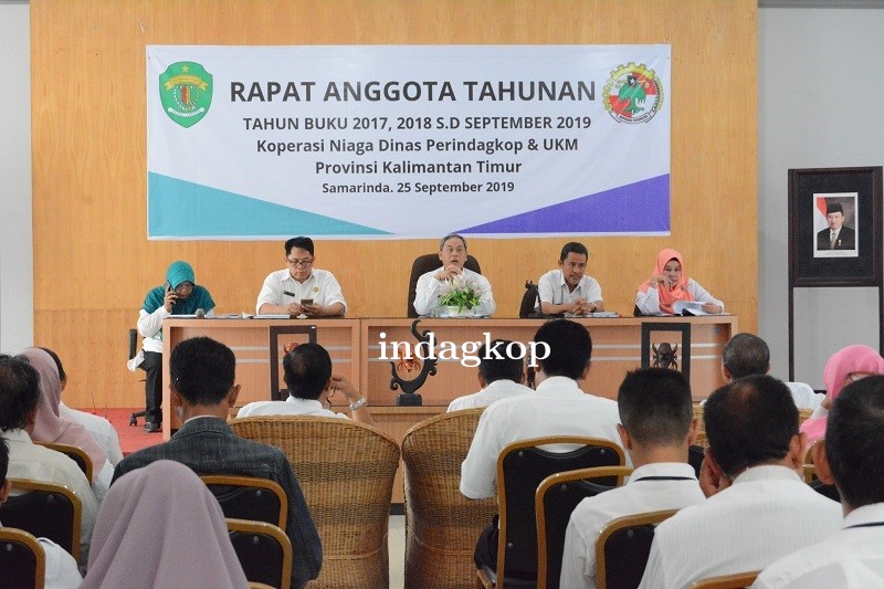 Rapat Anggota Tahunan Koperasi Niaga Disperindagkop & UKM Prov. Kaltim