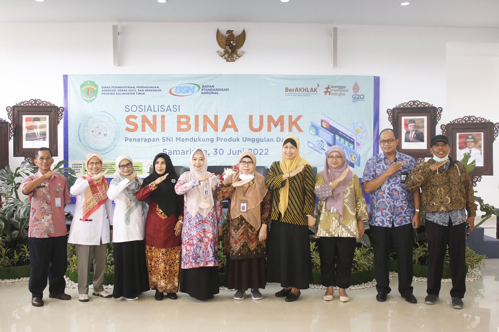 Sosialisasi SNI Bina UMK “Penerapan SNI Mendukung Produk Unggulan Daerah”