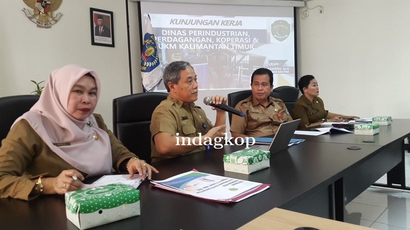 Kunjungan Kerja Kegiatan Sektor Indagkop UKM di Bontang