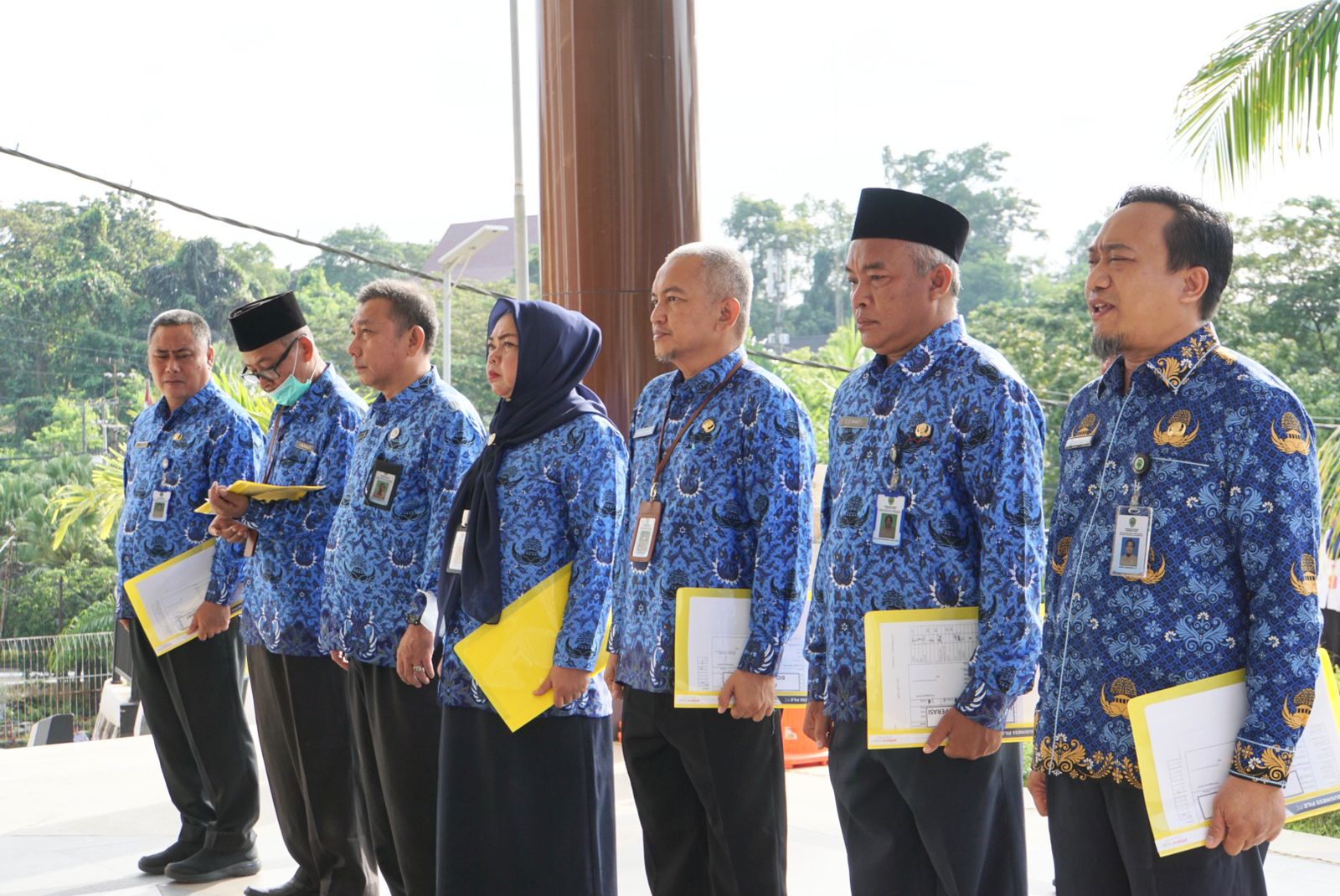 Apel Pagi di Lingkungan Dinas Perindagkop UKM Kaltim