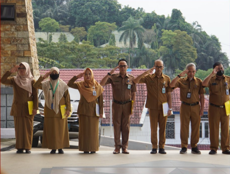 Apel Pagi di Lingkungan Dinas Perindagkop UKM Kaltim