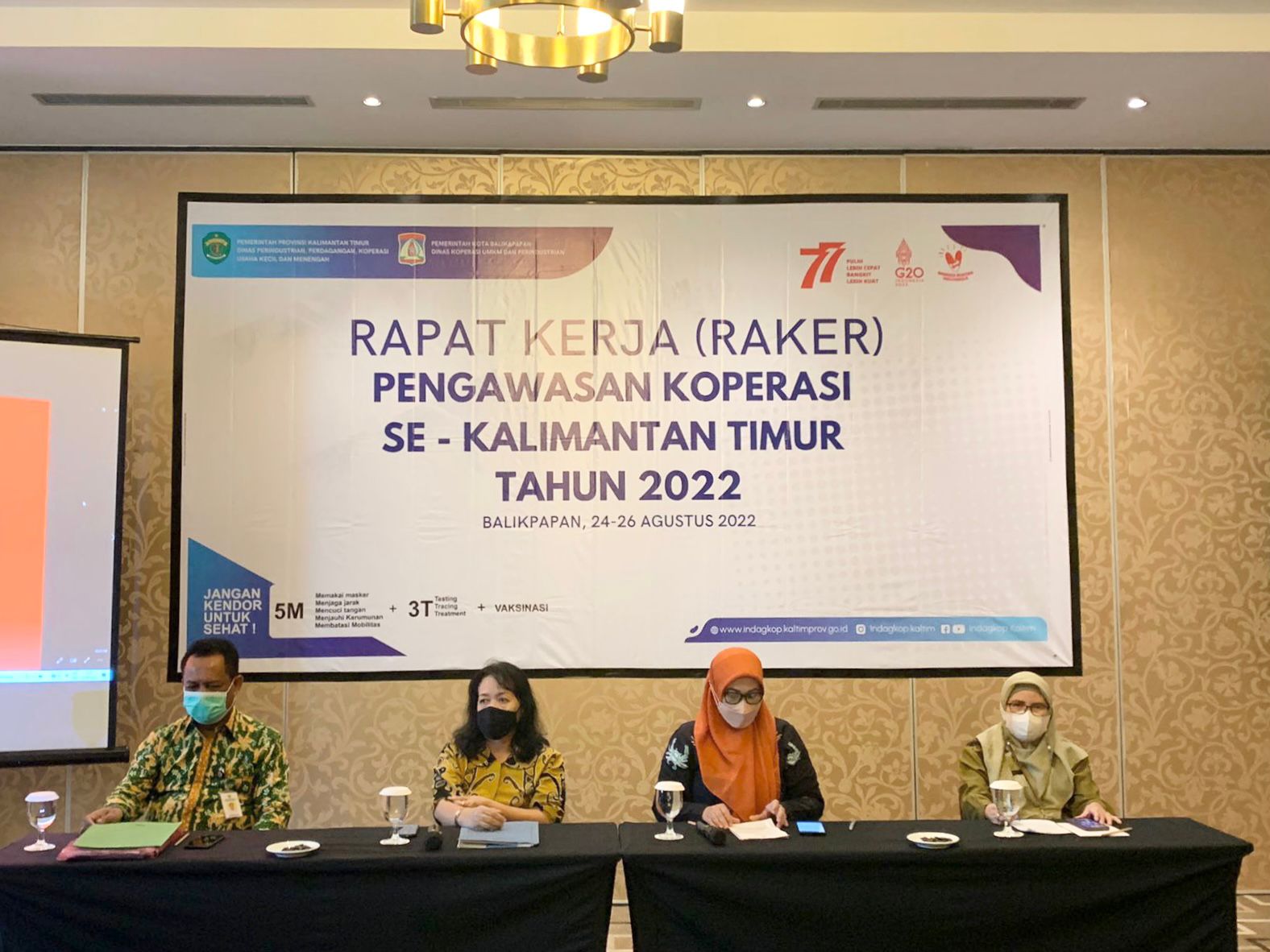 Rapat Kerja Pengawasan Koperasi Se-Kalimantan Timur Tahun 2022