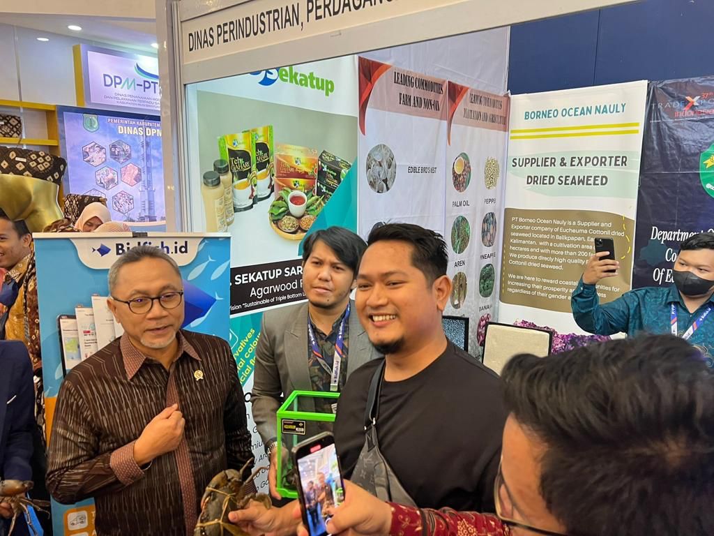 Dinas Perindagkop UKM Kaltim Ikuti Trade Expo Indonesia 2022