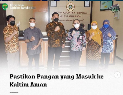 Pastikan Pangan Yang Masuk Ke Kaltim Aman