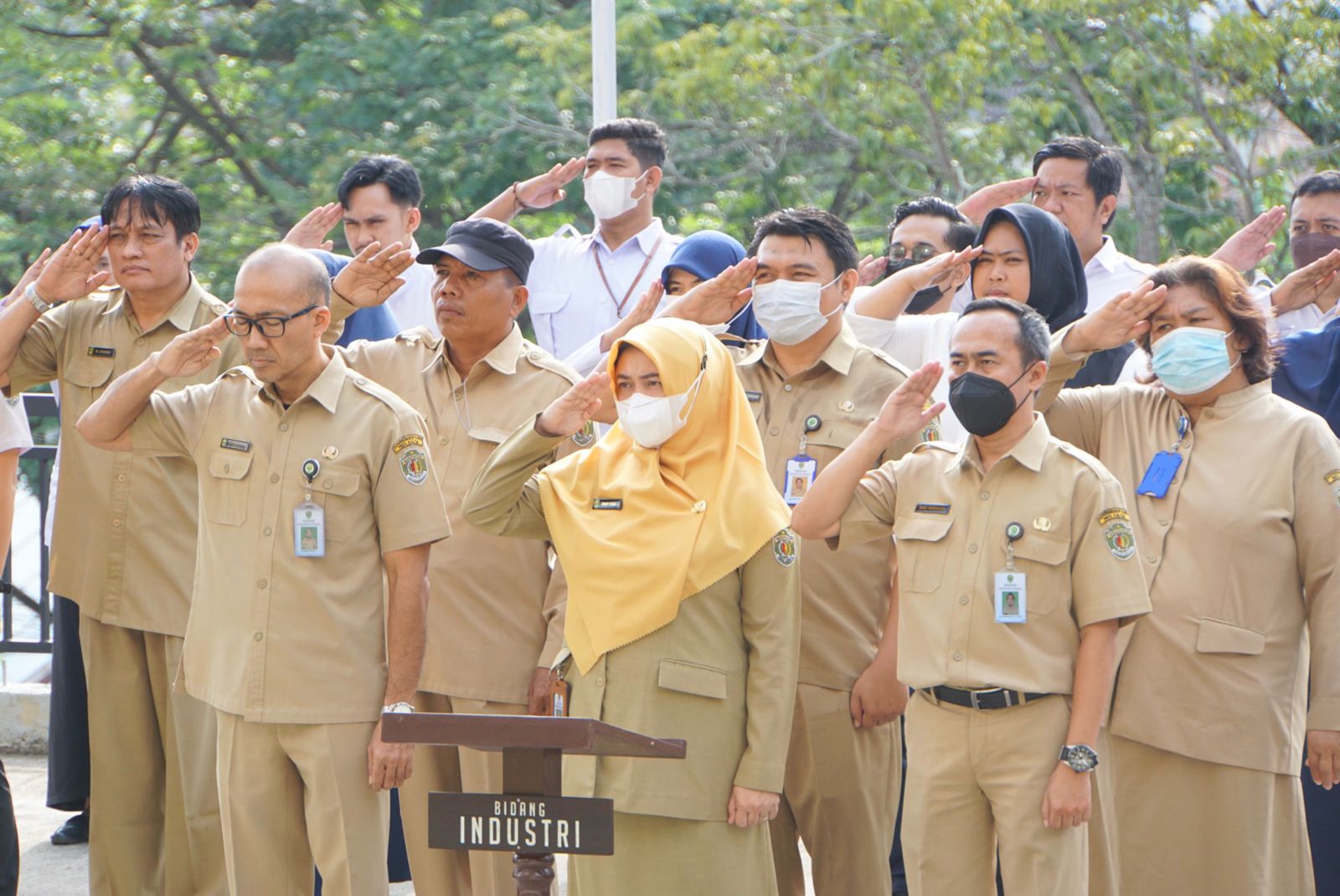 Apel Pagi di Lingkungan Dinas Perindagkop UKM Kaltim