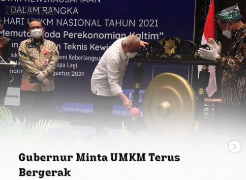 Gubernur Minta UMKM Terus Bergerak