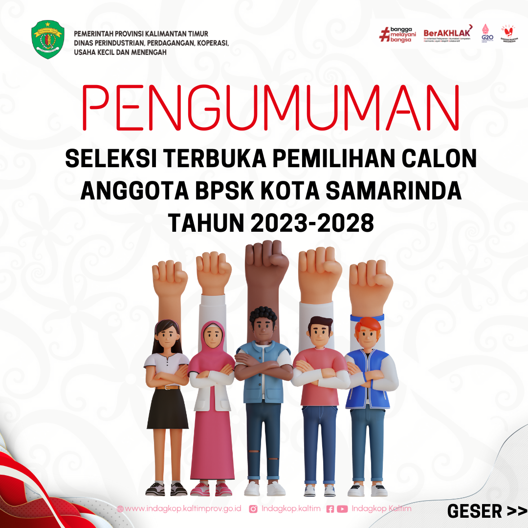 REKRUTMEN ANGGOTA BPSK KOTA SAMARINDA 2023-2028